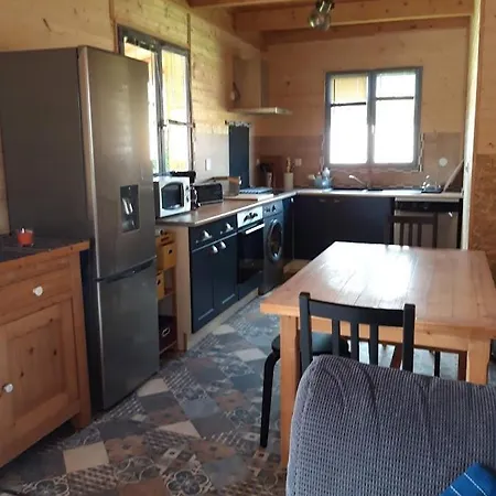 Chalet chaleureux avec parking garage motos, vélos La Chapelle-aux-Chasses Extérieur photo